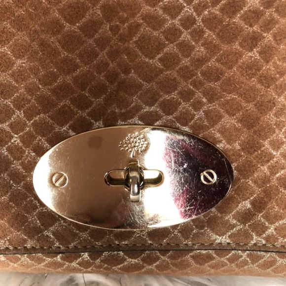 💯% Authentic MULBERRY LILY SHOULDER BAG - Picture 4 of 13